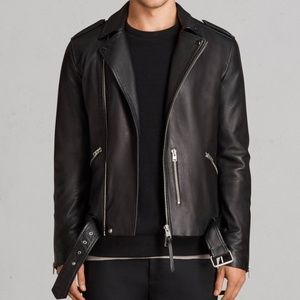 All Saints L "Kaho" leather jacket